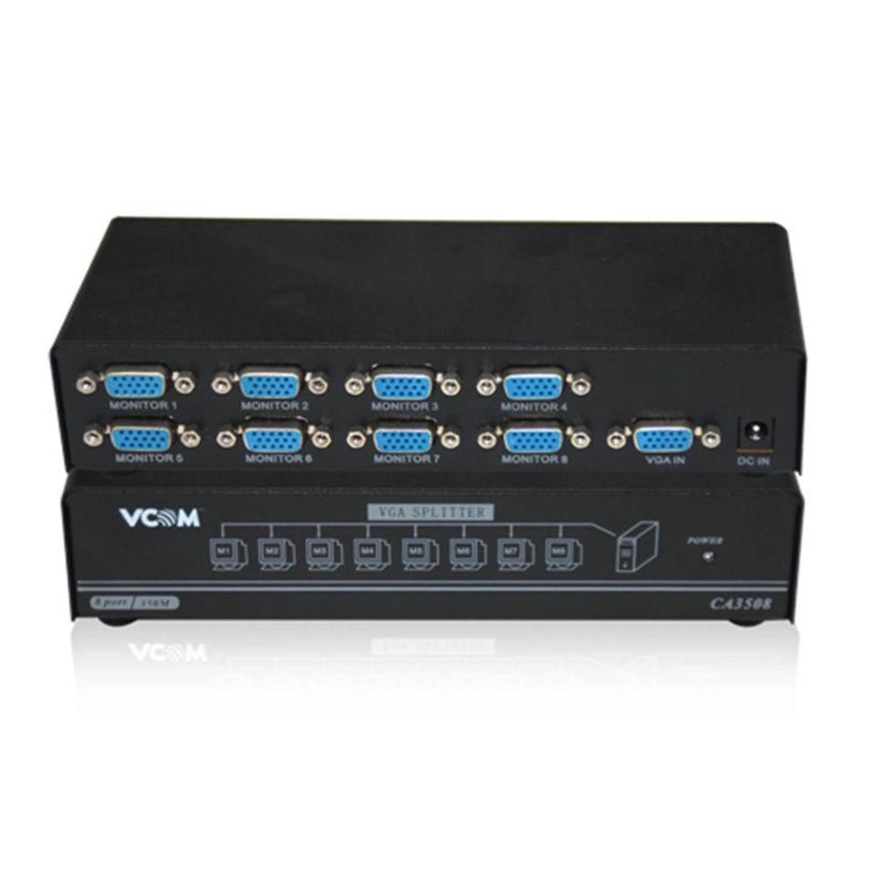 Vcom DD138 1PC-8MN 350MHZ Vga Çoklayıcı