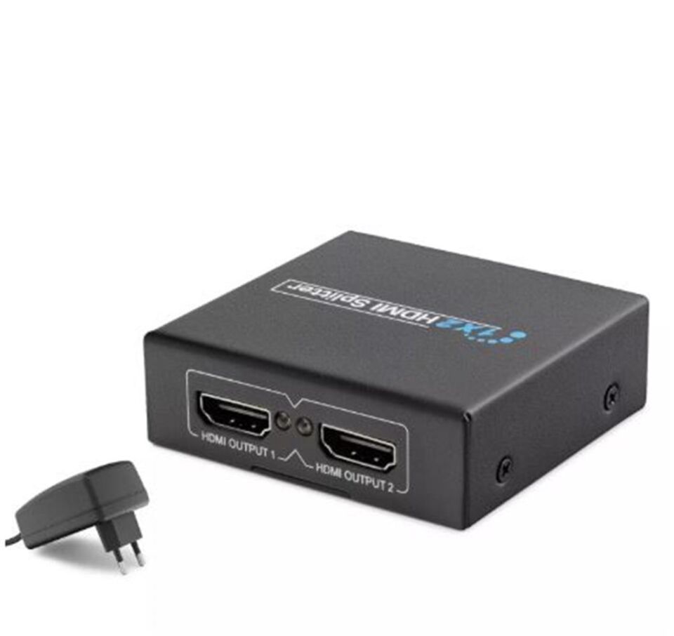 Hadron Hdx1284 2 Port Hdmi Splitter 1.4V 1080P 3D 1-In 2-Out Siyah