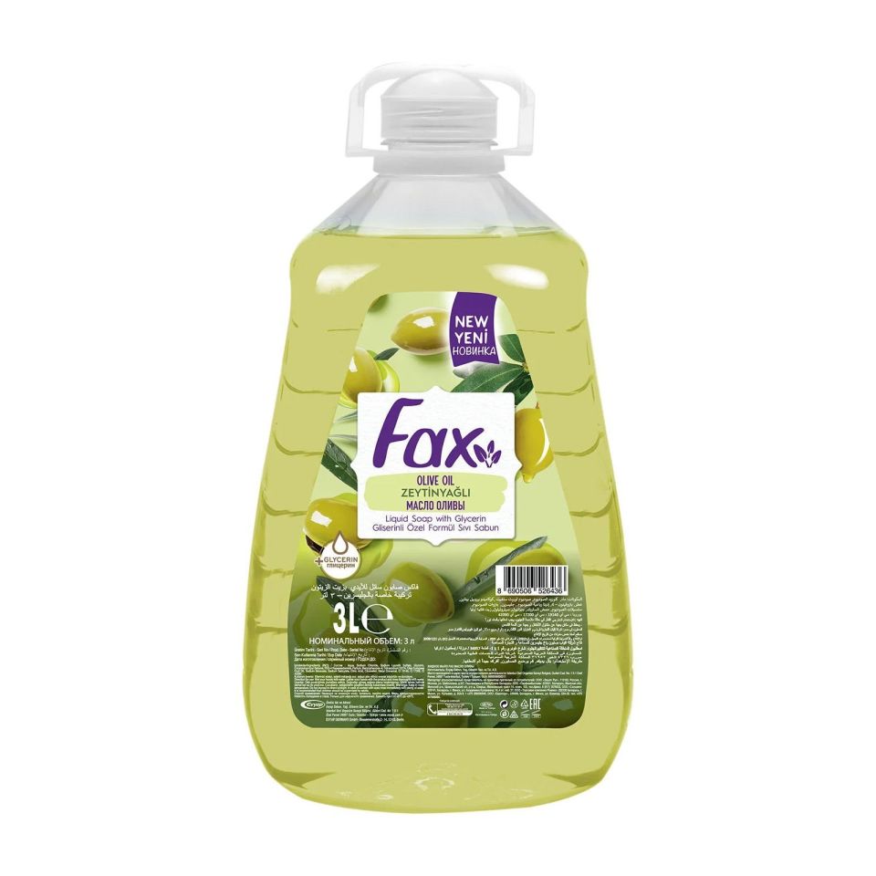 Fax Sıvı Sabun Zeytinyağlı 3 lt