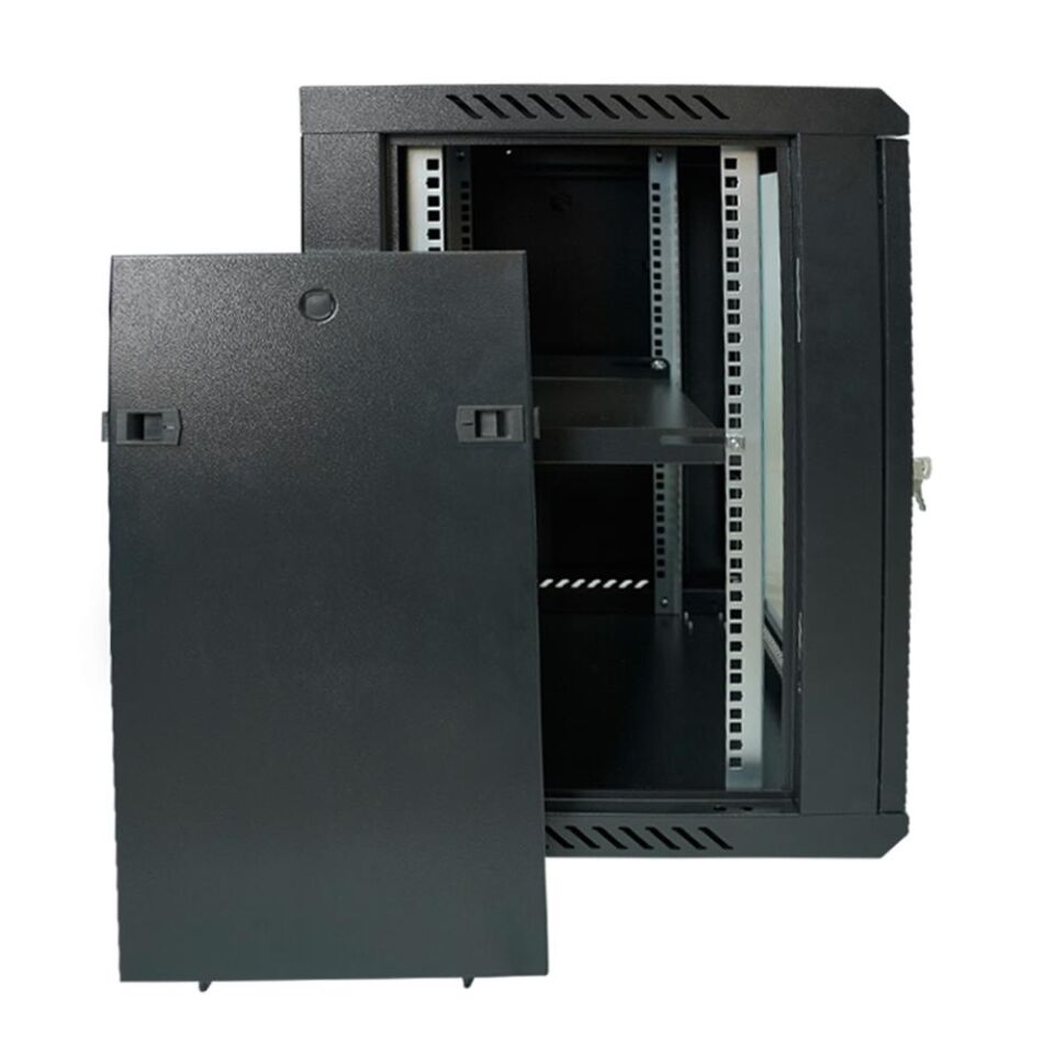 Racksan MT-6612S 12U Duvar Tipi Kabinet (640-600-600) Raf+Fan+Priz