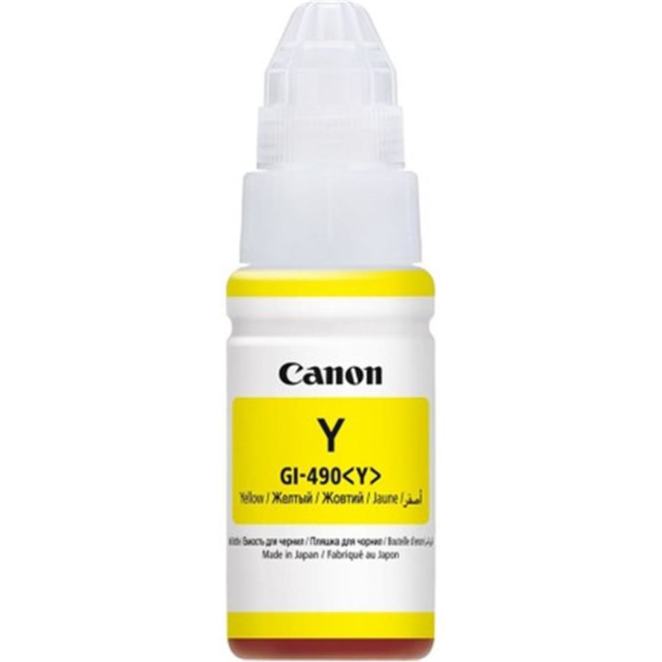 Canon GI-490Y Yellow Sarı Şişe Mürekkep G1411-2411-3411-4411
