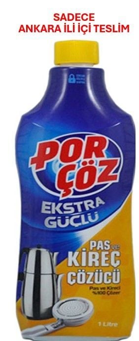 Porçöz Ekstra Güçlü Pas ve Kireç Çözücü 1 lt
