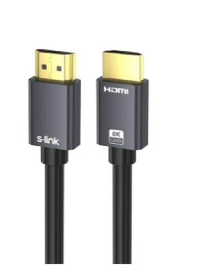 S-link SL-HM8K15 HDMI TO HDMI 1,5m v2.1 8K60 HZ 4K 120HZ Kablo