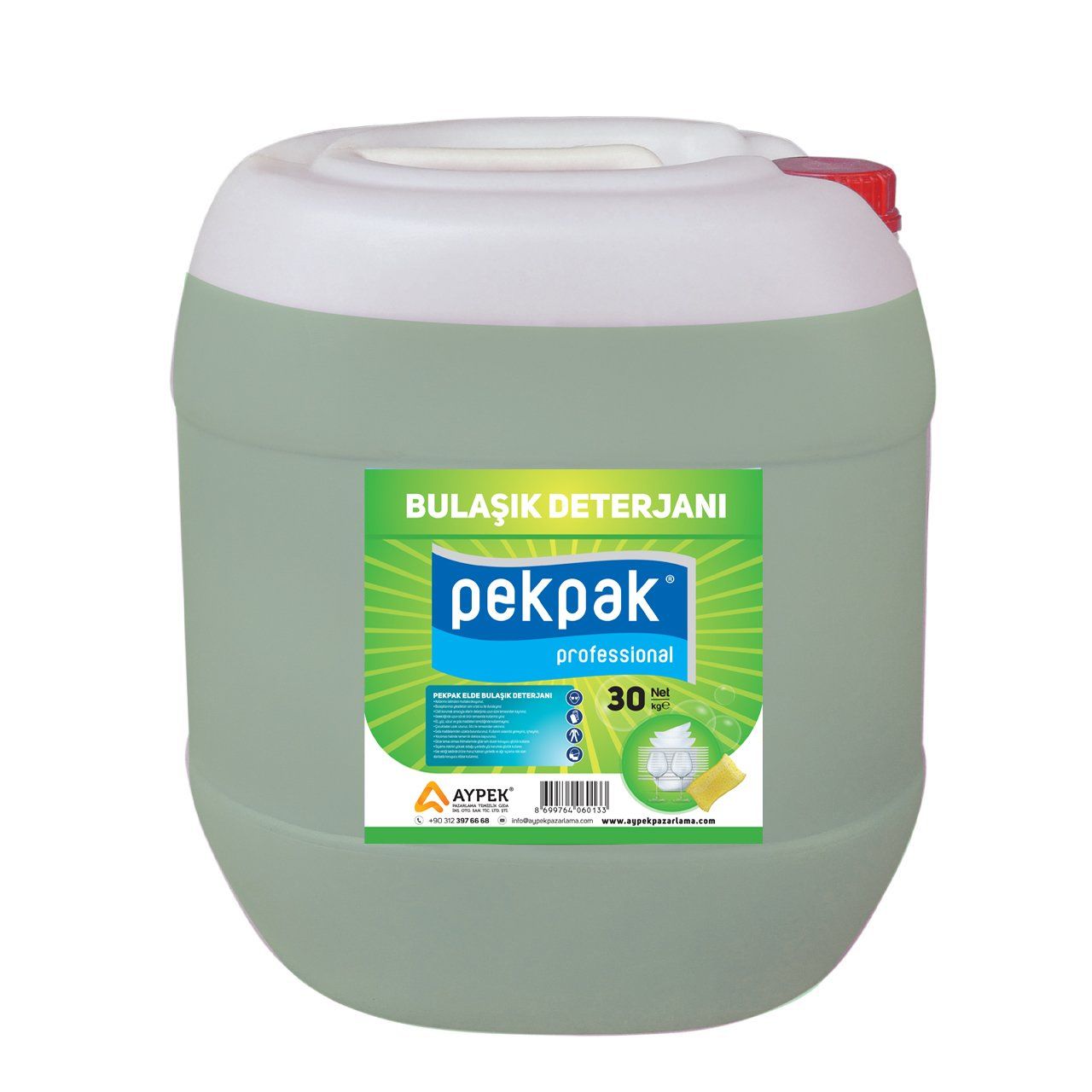 PekPak Bukaşık Deterjanı 30 Kg.