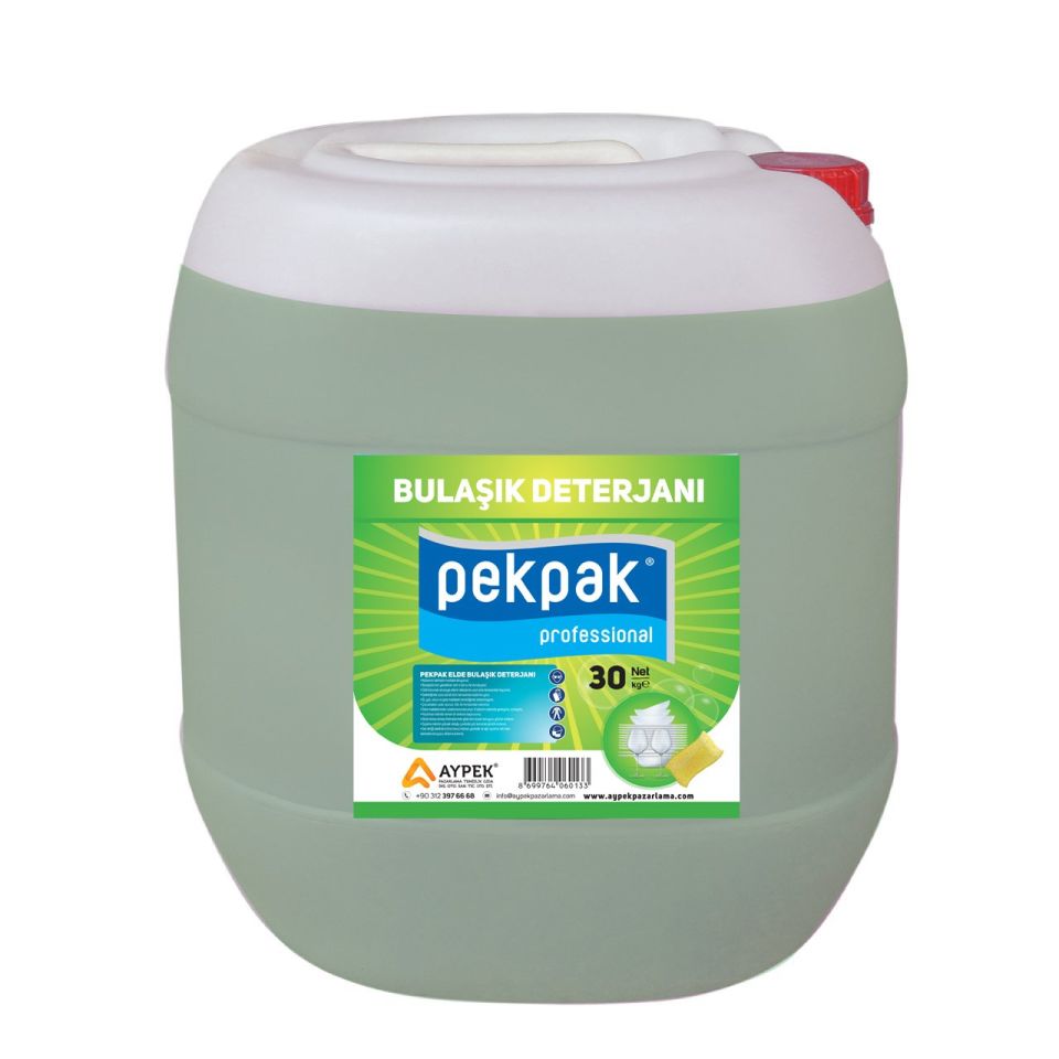 PekPak Bukaşık Deterjanı 30 Kg.