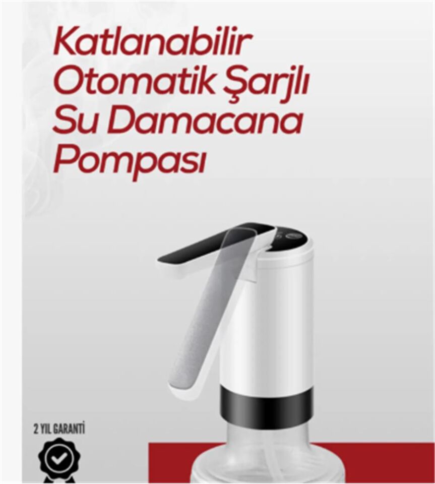 Apache K3 Şarjlı Su Pompası (Usb Şarj Grişi-Şarj Lambası-Paslanmaz Çelik)