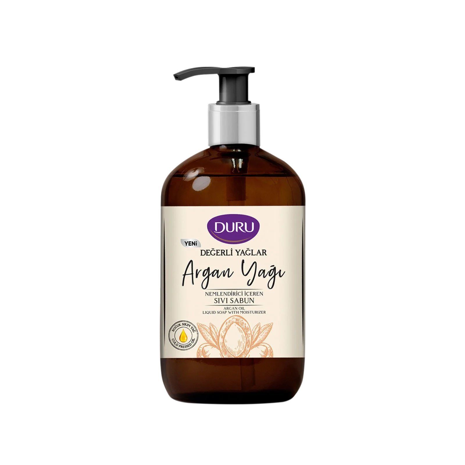Duru Değerli Yağlar Nemlendiricili Argan Yağı Sıvı Sabun 500ml