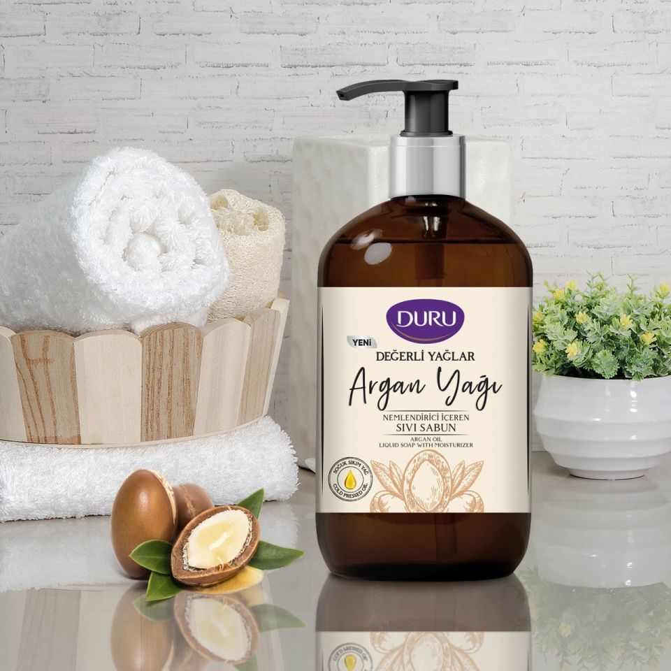 Duru Değerli Yağlar Nemlendiricili Argan Yağı Sıvı Sabun 500ml