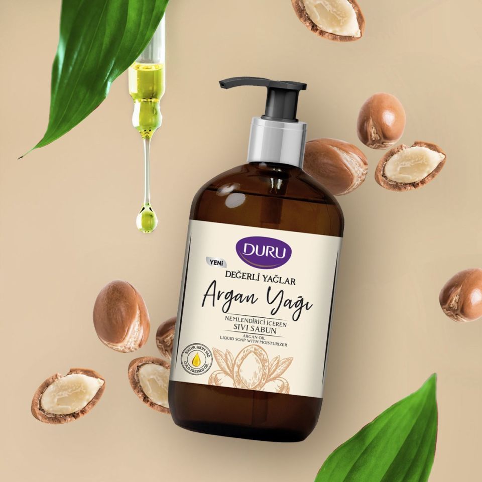 Duru Değerli Yağlar Nemlendiricili Argan Yağı Sıvı Sabun 500ml