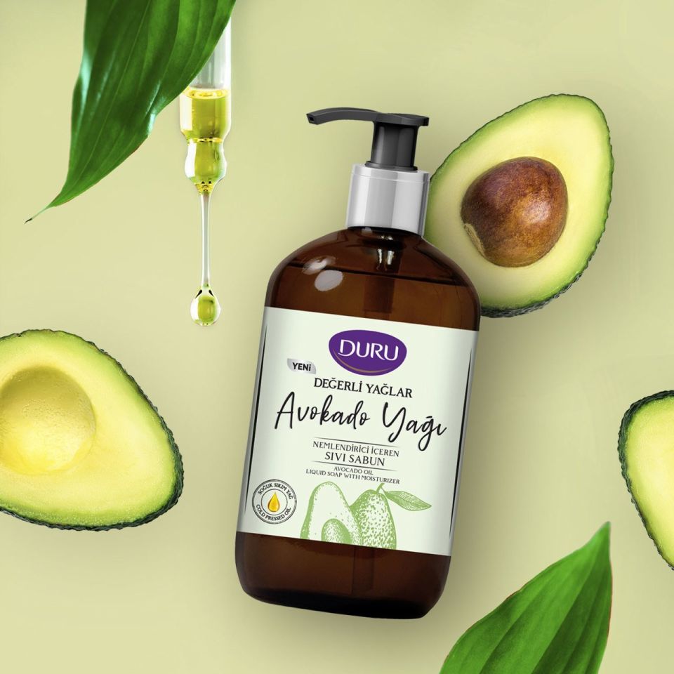 Duru Değerli Yağlar Nemlendiricili Avokado Yağı Sıvı Sabun 500ml