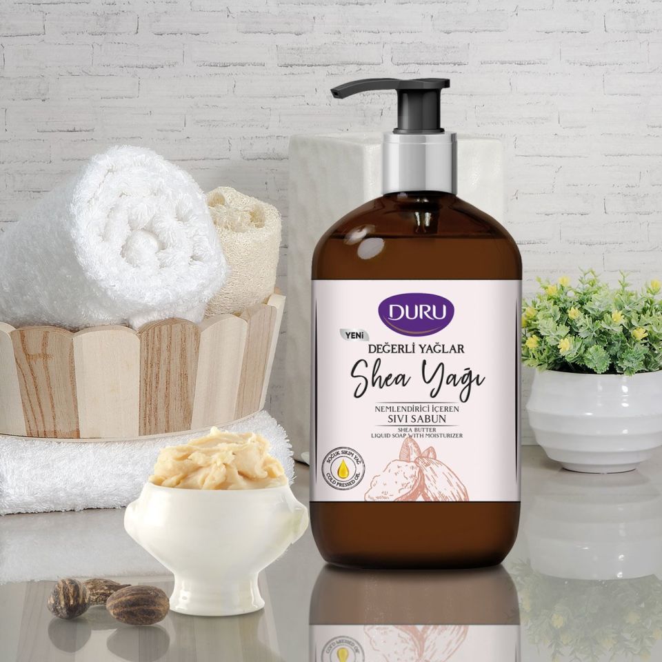 Duru Değerli Yağlar Nemlendiricili Shea Yağı Sıvı Sabun 500ml