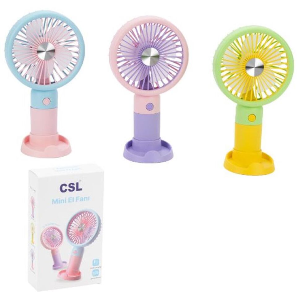 CSL XF Şarjlı Mini Fan Mavi