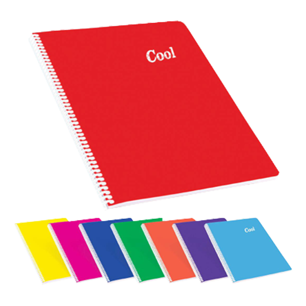 Keskin Color Spiralli Defter Cool Plastik Kapak Çizgisiz 72 YP A4 321610-99