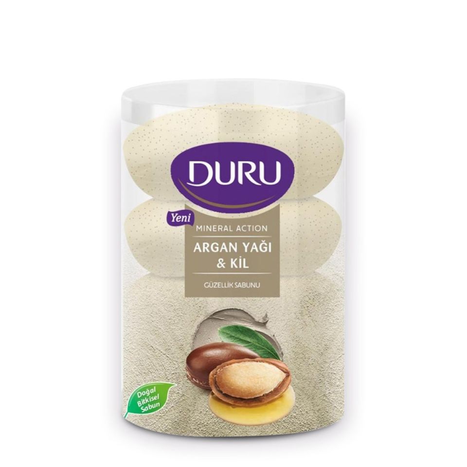 Duru Mineral Argan ve Kil Güzellik Sabunu 4x100 gr