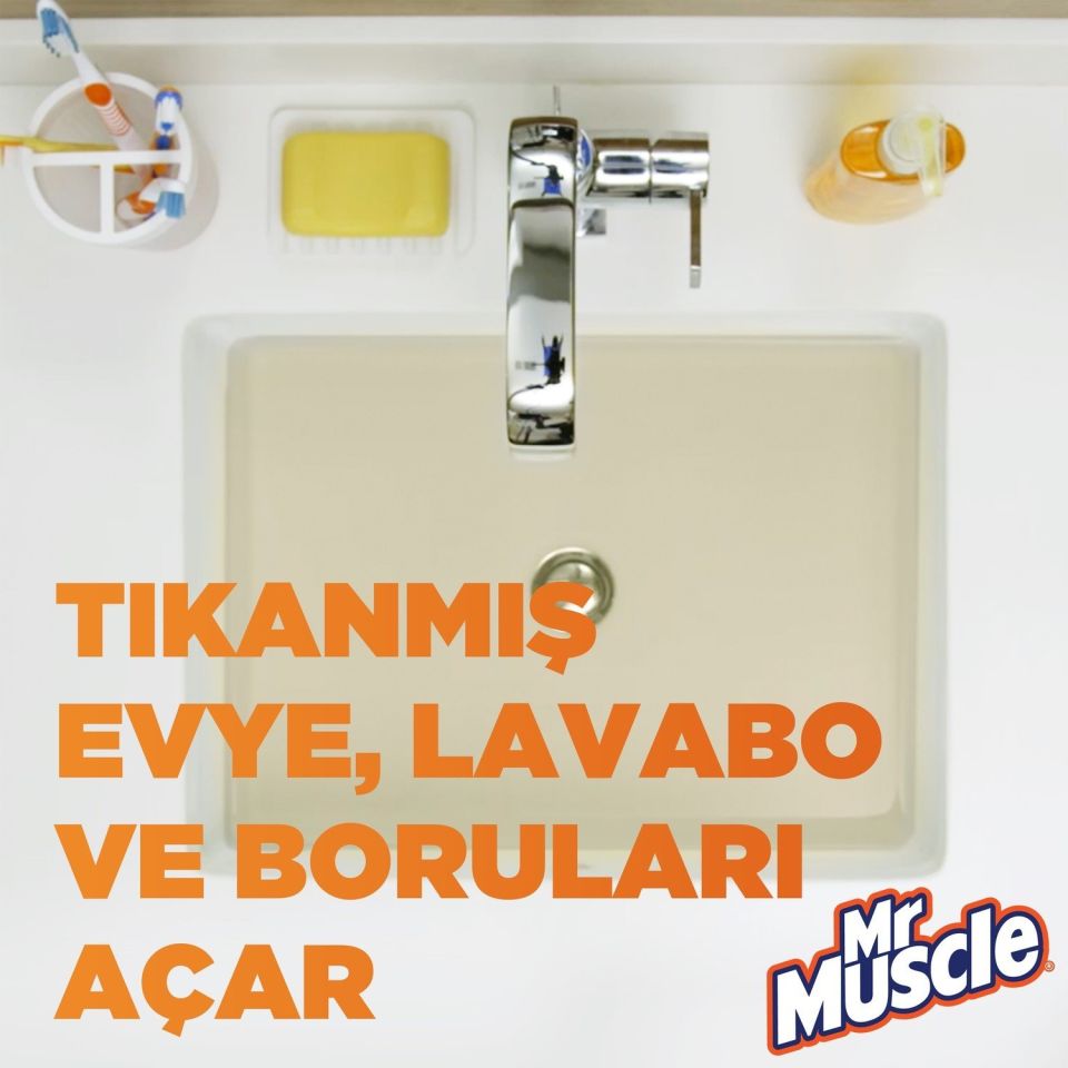 Mr. Muscle Lavabo Açıcı, 4x50gr