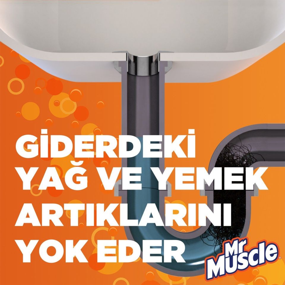 Mr. Muscle Lavabo Açıcı, 4x50gr