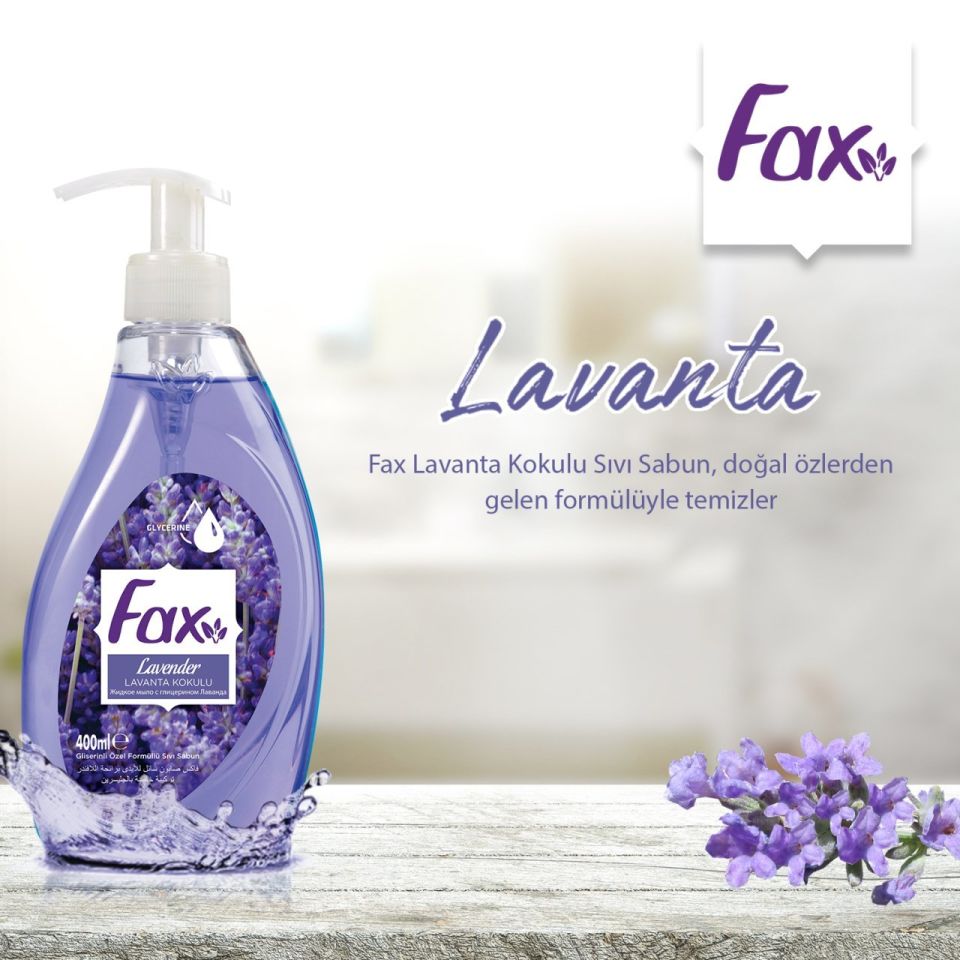 Fax Lavanta Sıvı Sabun 400ml