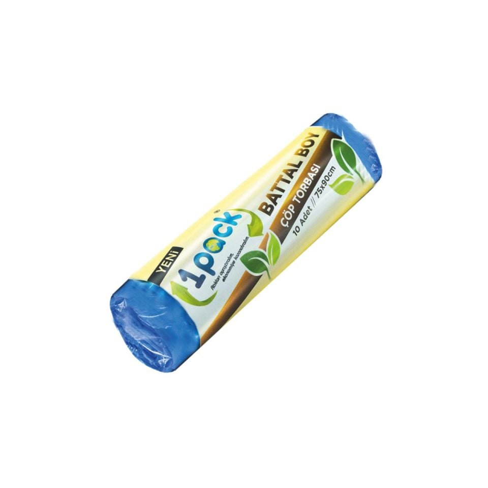 1 Pack Battal Boy Çöp Torbası 75x90 cm