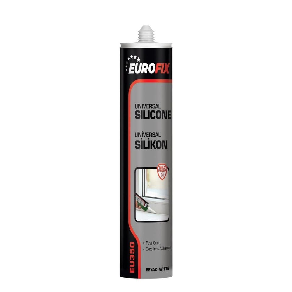 Eurofix Genel Amaçlı Universal Silikon Beyaz 280 Gr