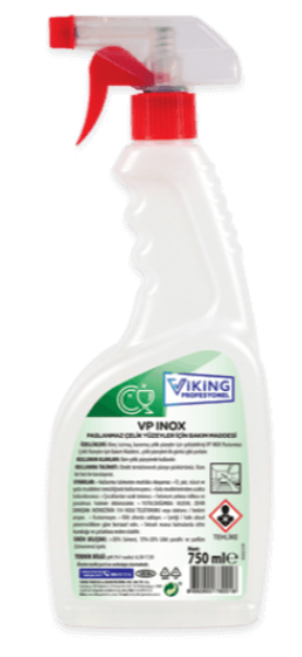 VP INOX PASLANMAZ ÇELİK YÜZ.İÇİN BAKIM MAD.750ML
