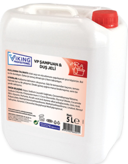 VP ŞAMPUAN & DUŞ JELİ 5 L