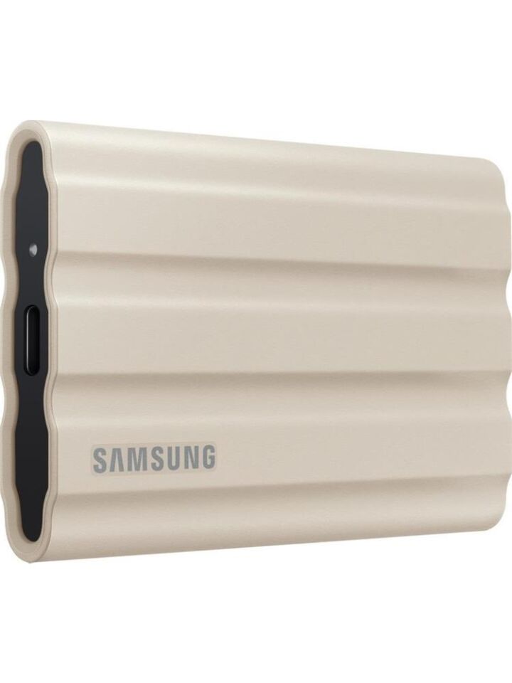Samsung 2TB T7 Shield Usb 3.2 (Okuma 1050MB - Yazma 1000MB) Bej Taşınabilir SSD Disk MU-PE2T0K-WW