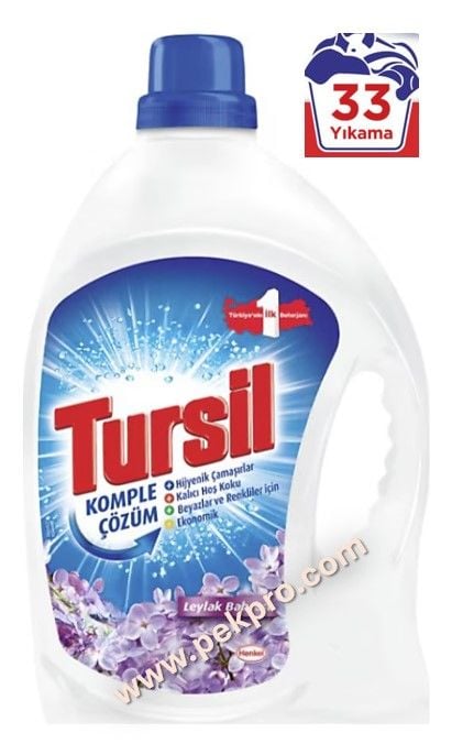 Tursil Leylak Bahçesi Sıvı Çamaşır Deterjanı 33 Yıkama 2,145 Lt