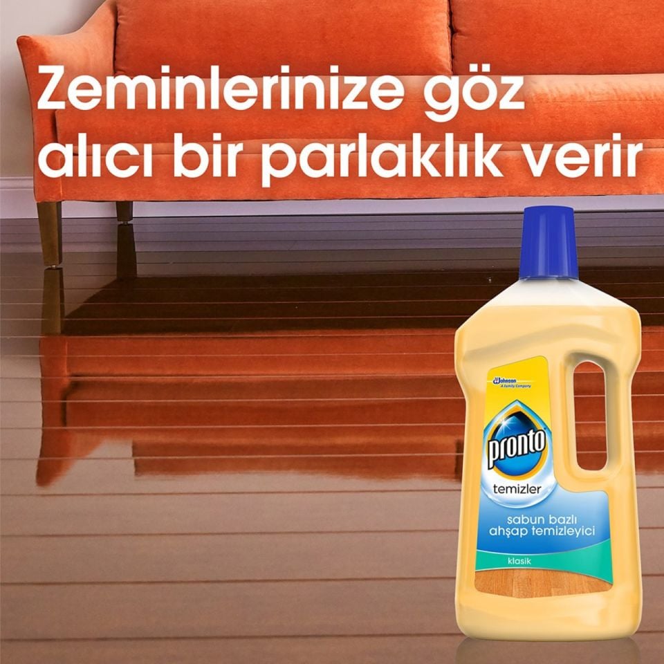 Pronto® Sabun Bazlı Ahşap Temizleyici 750 Ml