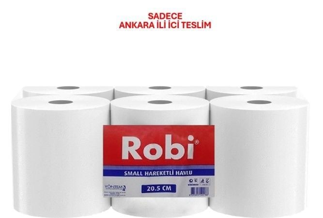 Robi Small Hareketli Kağıt Havlu 20.50 cm 6 Rulo 3.5 kg