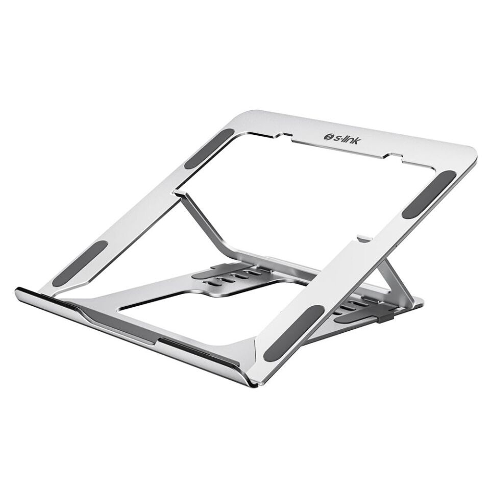S-link SL-AL11 Gümüş 6 Açılı Katlanabilir Alüminyum Laptop Stand