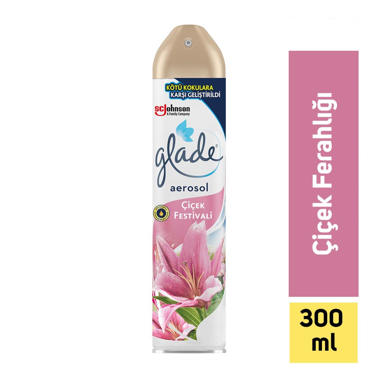 Glade Aerosol Oda Kokusu Çiçek Festivali 300 ml