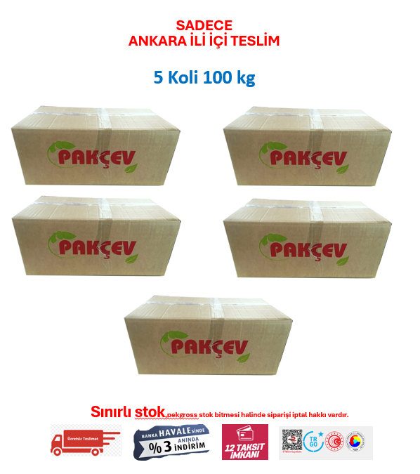 Pakçev Jumbo Boy Kalın Siyah Dökme Çöp Poşeti 120 x 150 cm. 20 Kgx5=100 Kg. t.01