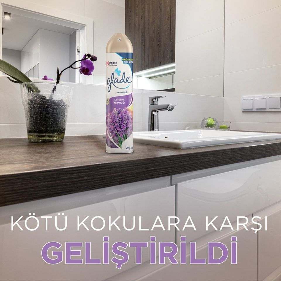 Glade Aerosol Oda Kokusu Lavanta Ferahlığı 300 Ml