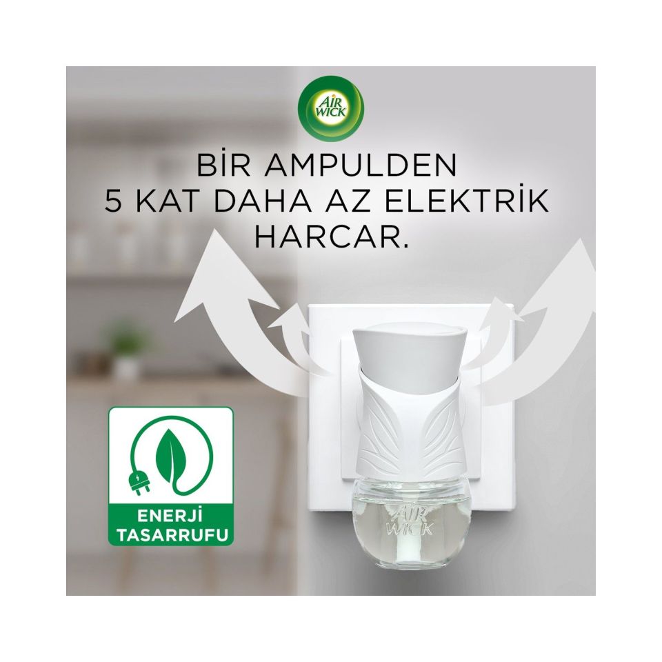 Air Wick Elektrikli Oda Kokusu Cihaz + Yedek Şişe Temizliğin Esintisi