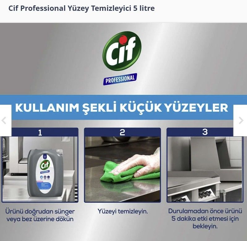 Cif Professional Çok Amaçlı Yüzey Temizleyici 5 litre