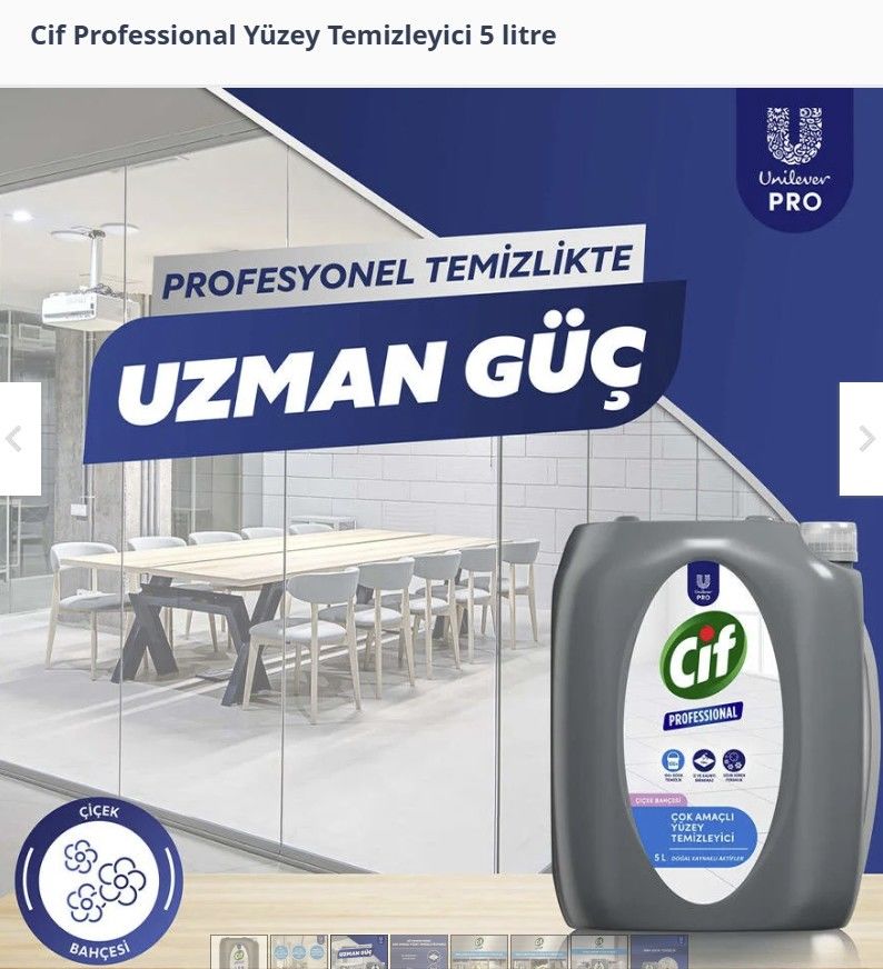 Cif Professional Çok Amaçlı Yüzey Temizleyici 5 litre