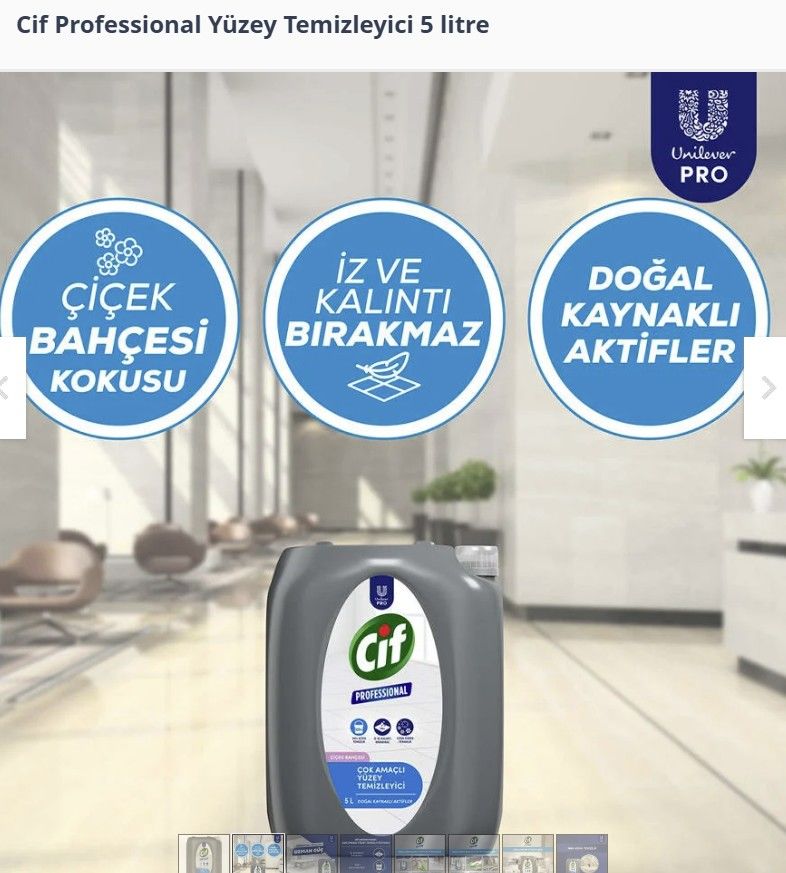 Cif Professional Çok Amaçlı Yüzey Temizleyici 5 litre