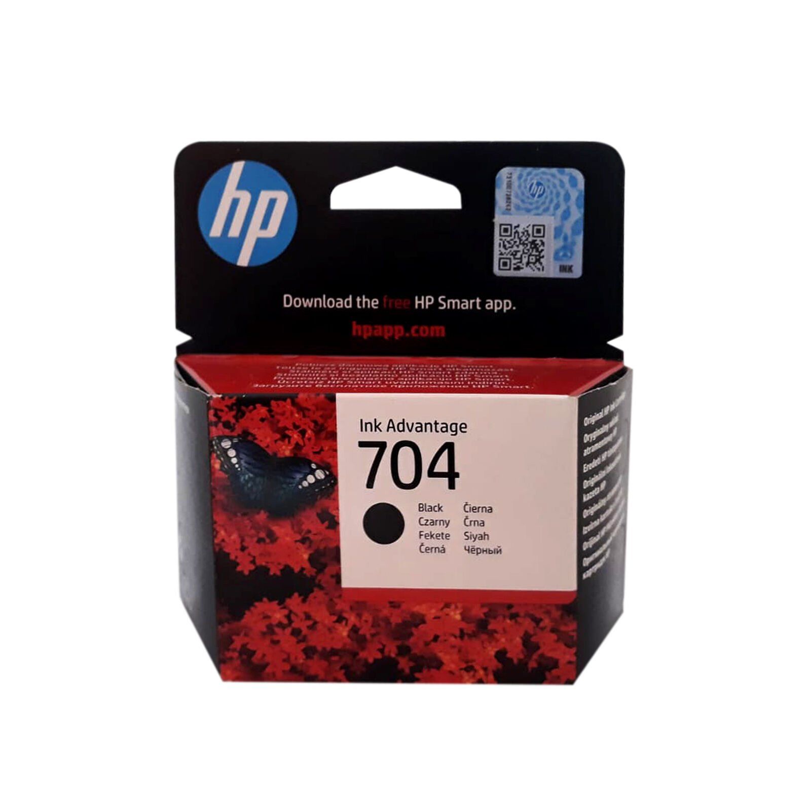 HP 704 Orijinal Mürekkep Kartuşu Siyah CN692AE