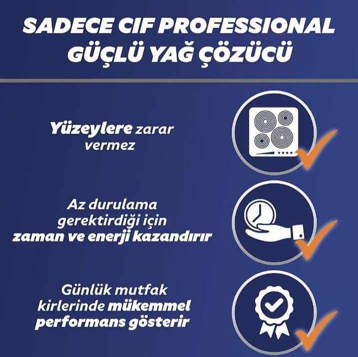 Cif Professional U-PRO Güçlü Yağ Çözücü 10 lt