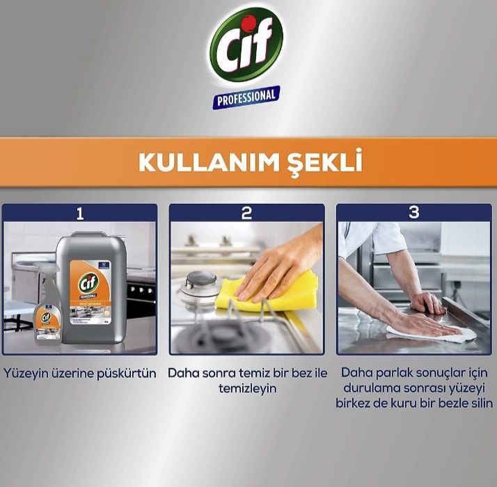 Cif Professional U-PRO Güçlü Yağ Çözücü 10 lt