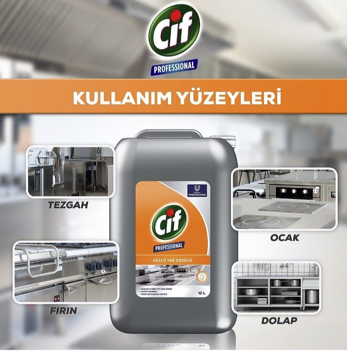 Cif Professional U-PRO Güçlü Yağ Çözücü 10 lt