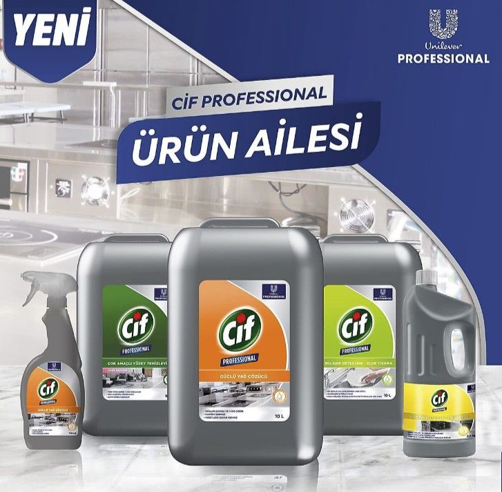 Cif Professional U-PRO Güçlü Yağ Çözücü 10 lt