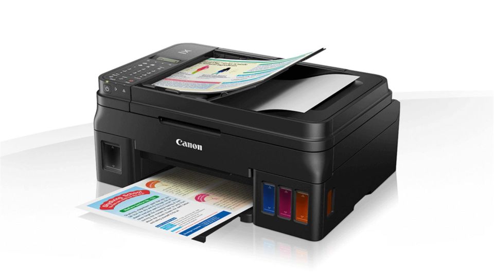 Canon G4470 Yazıcı-Tarayıcı-Fotokopi-Faks WI-FI Renkli Mürekkep Tanklı Yazıcı +1 Siyah Mürekkep Hedi