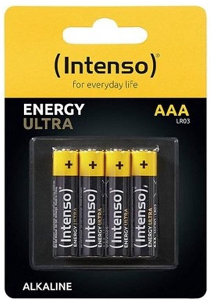İntenso PBIN-557 LR03 AAA Boy Ultra Alkalin İnce Kalem Pil 4'lü Paket