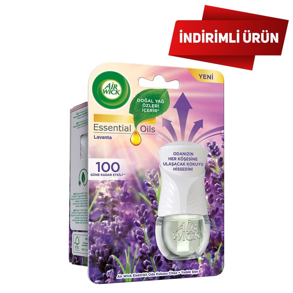 Air Wick Elektrikli Oda Kokusu Cihaz + Yedek Şişe Lavanta