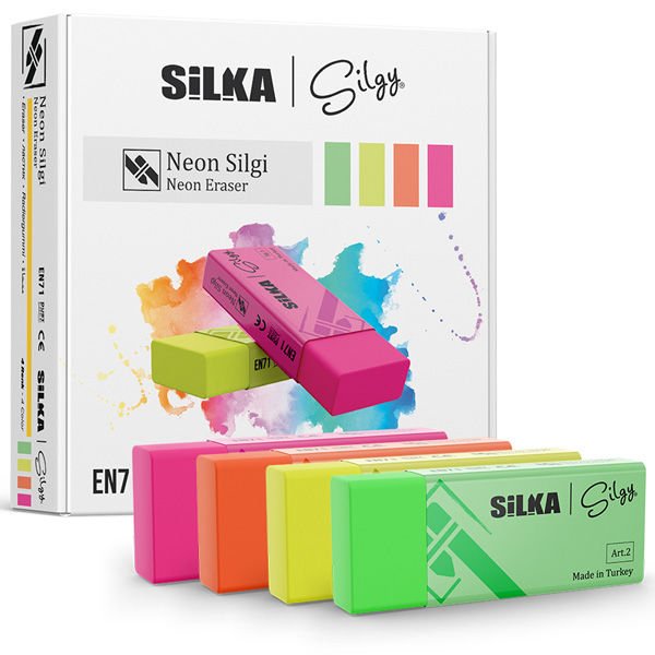 Silka Öğrenci Silgisi Neon Art.2