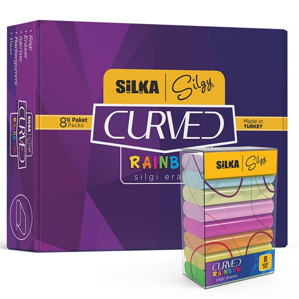 Silka Silgi Rainbow 8'li Neon Pastel SG.51