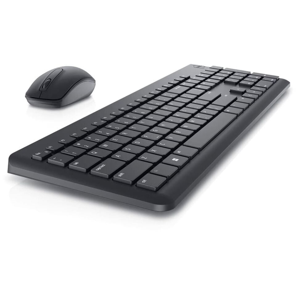 Dell KM3322W Türkçe Q 580-AKGI Kablosuz Klavye Mouse Set Siyah