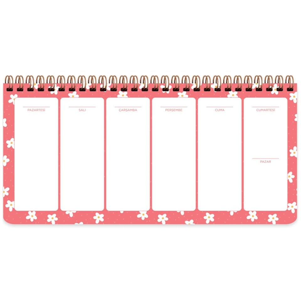 Keskin Color Spiralli Planner Minik Papatya 13x27