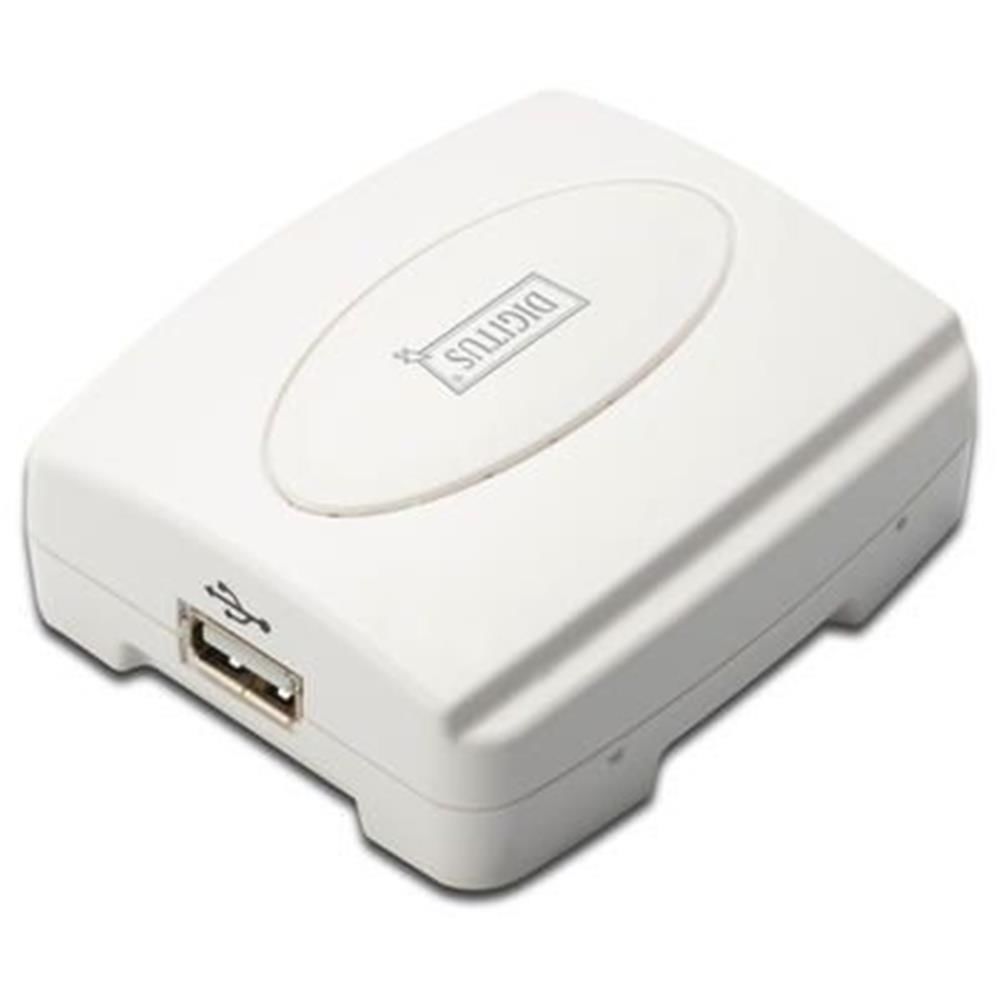 Digitus DN-13003-1 1 port Fast Ethernet Print Server, 1 x Usb